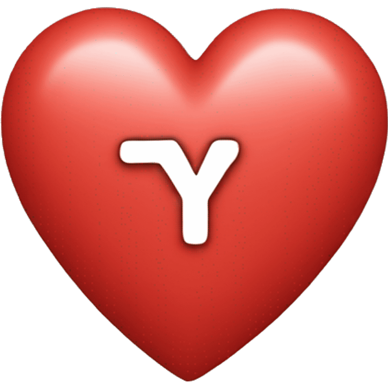 the letters “TY” in a heart emoji