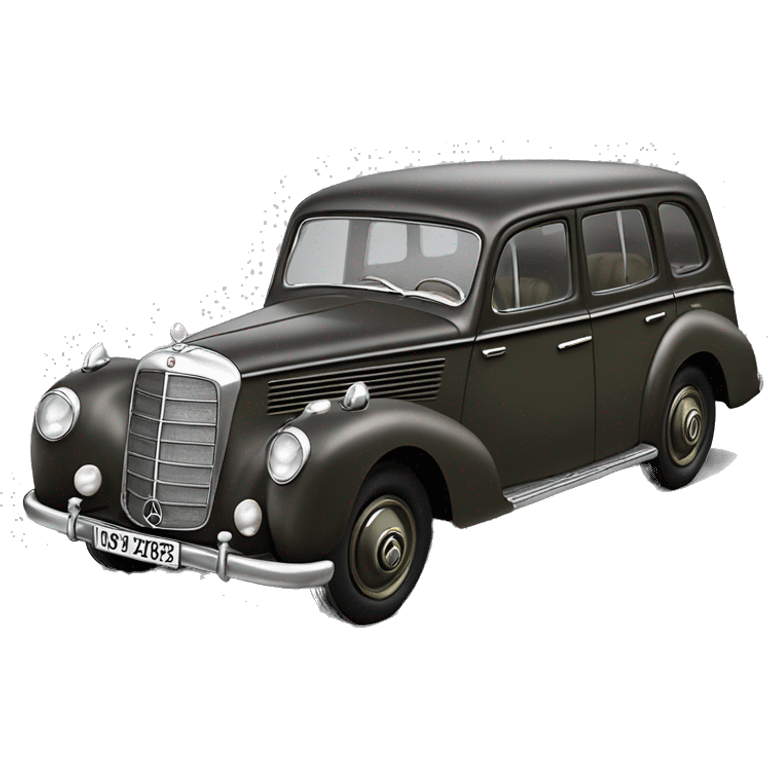  The Dark Knights 1943 WW2 Mercedes German Staff Officer’s 4-door Car emoji