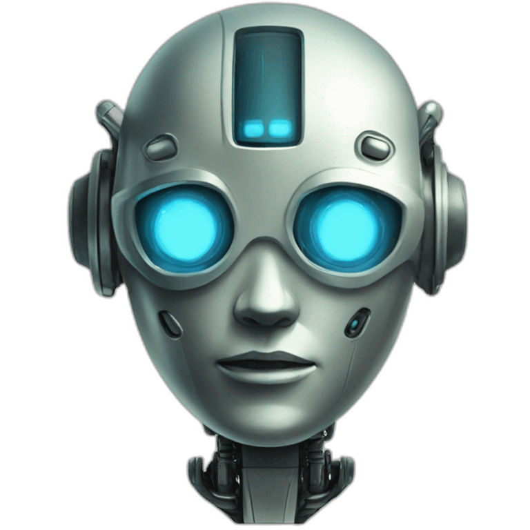 Sci-fi robot 50s emoji