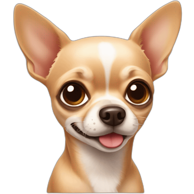 Chihuahua marron emoji