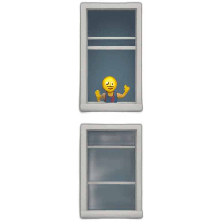 Window man emoji