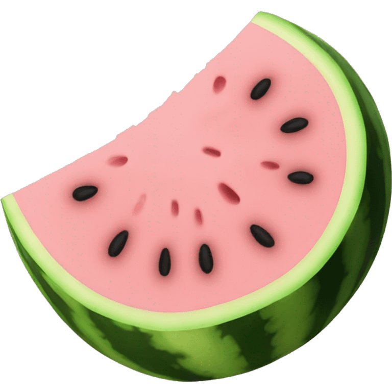 pale pink watermelon emoji