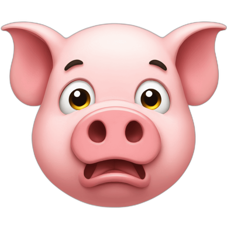  Pig angry emoji