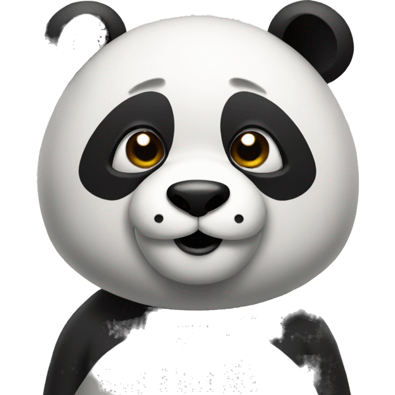 Panda ask something  emoji