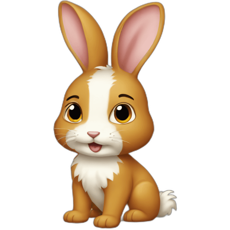 Lapin roux emoji