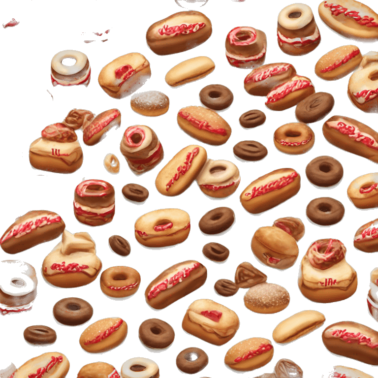 “Tim Hortons store with a red and white color scheme, featuring the classic Tim Hortons logo, a warm and welcoming design that represents a popular coffee and donut shop.” emoji