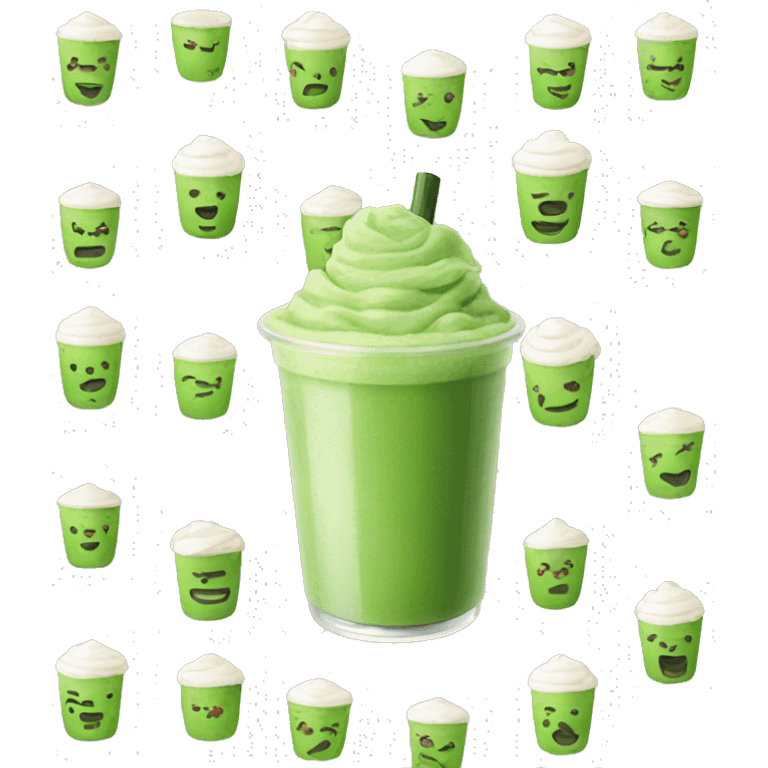 Matcha boba emoji