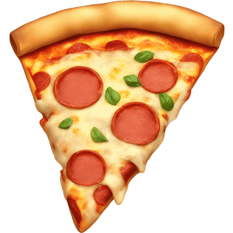 A delicious pizza emoji emoji