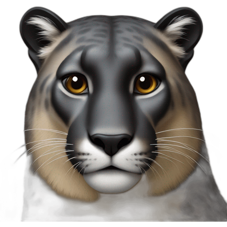 the mix between a panther and a marmot emoji