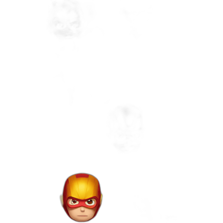 superhero the flash emoji