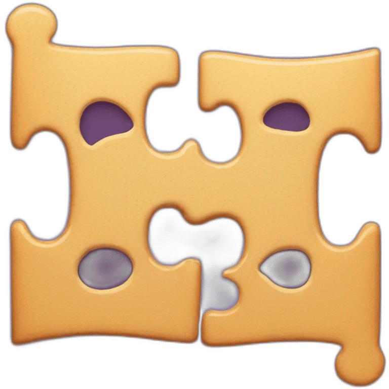 two puzzle pieces emoji