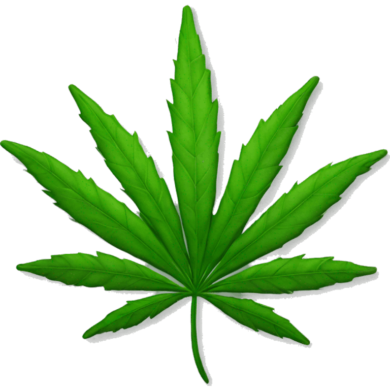 Weed leaf emoji