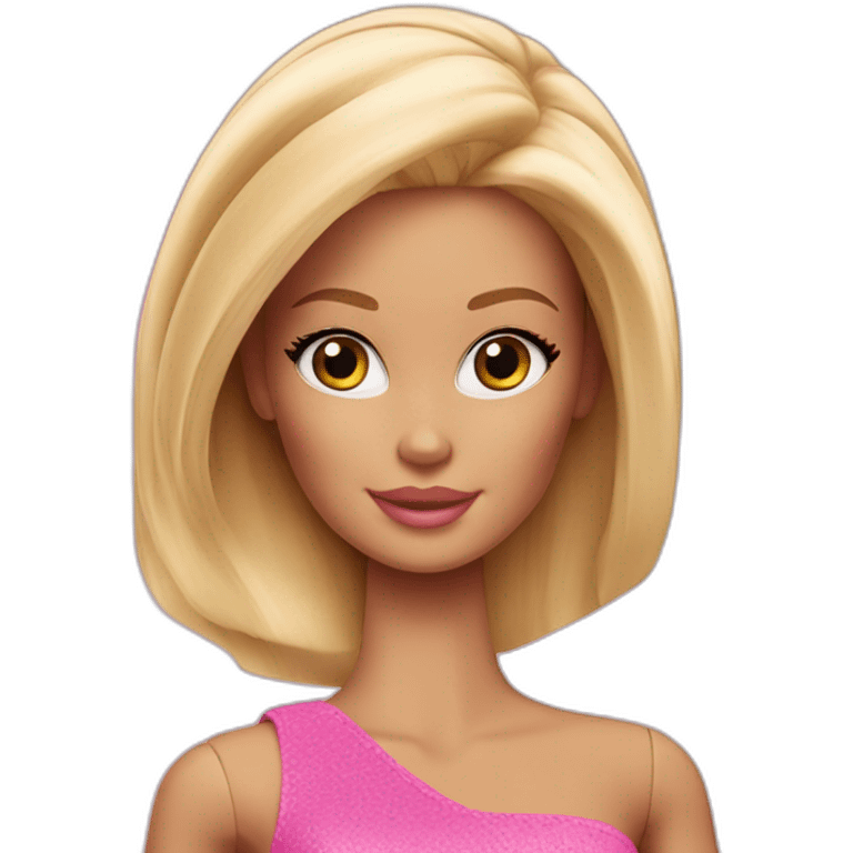 Blonde girl Barbie emoji