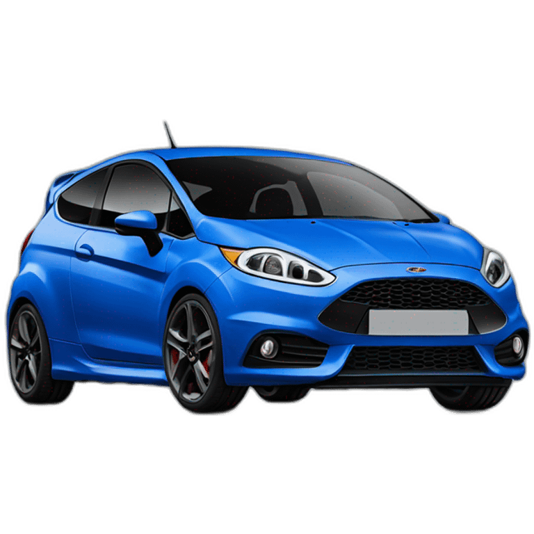 fiesta st line bleue emoji