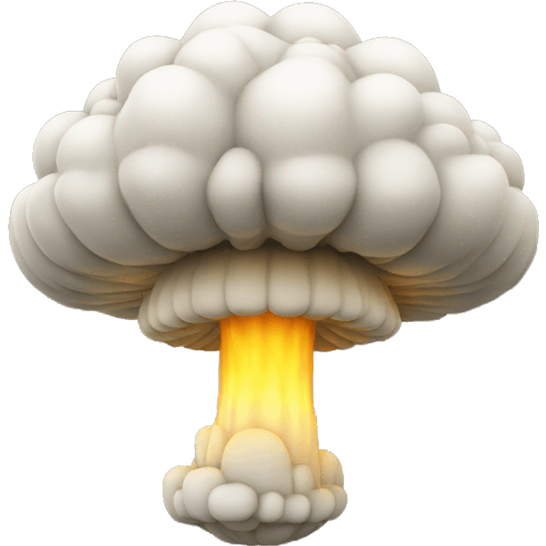 voxel mushroom cloud emoji