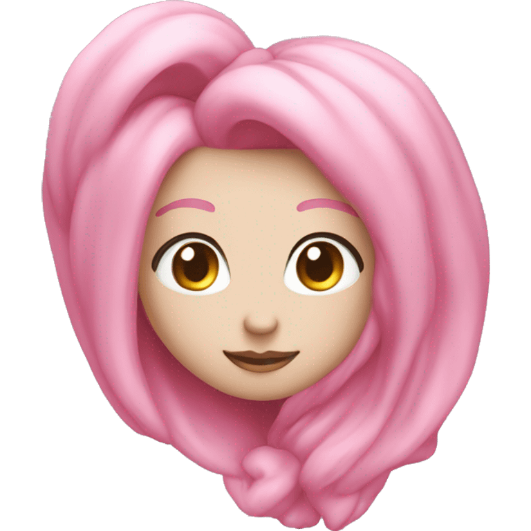 corazón rosado pastel emoji