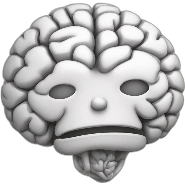 brain with a smile emoji