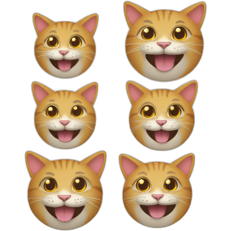 Great cat funny smile emoji