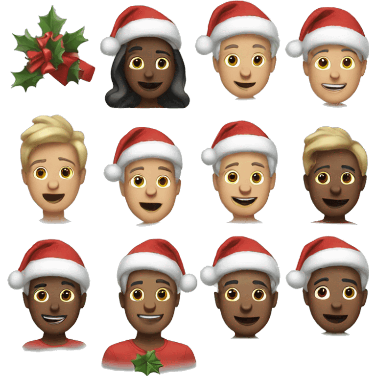 christmas emojis emoji