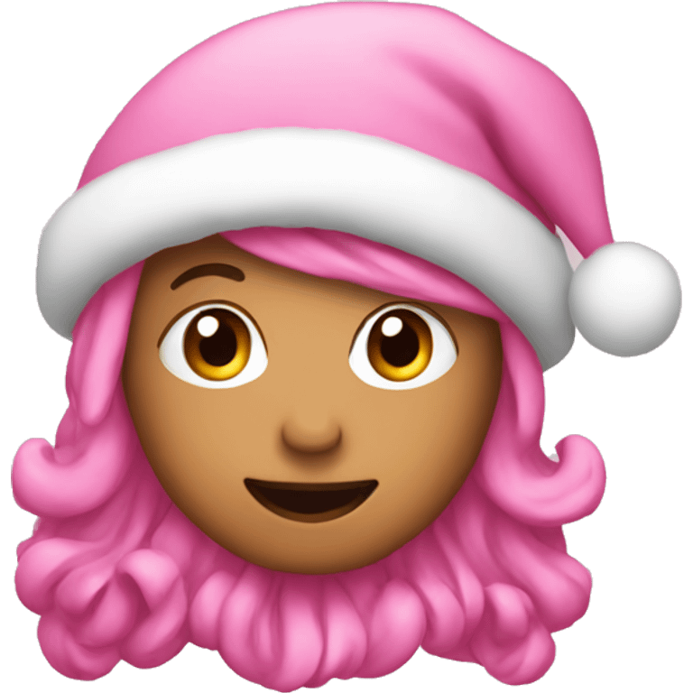 Pink christmas  emoji