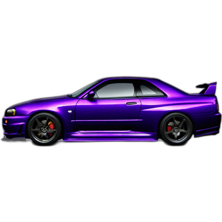 gtr r34 midnight purple emoji