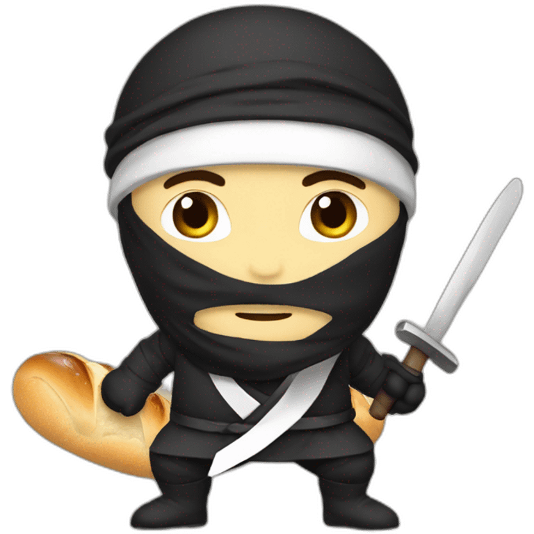 French bread ninja emoji