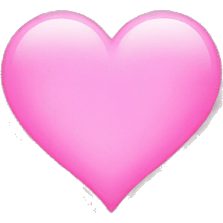 Pink light heart emoji