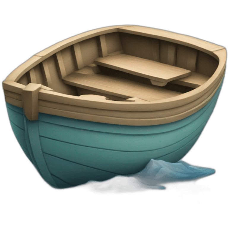 a small boat alive emoji