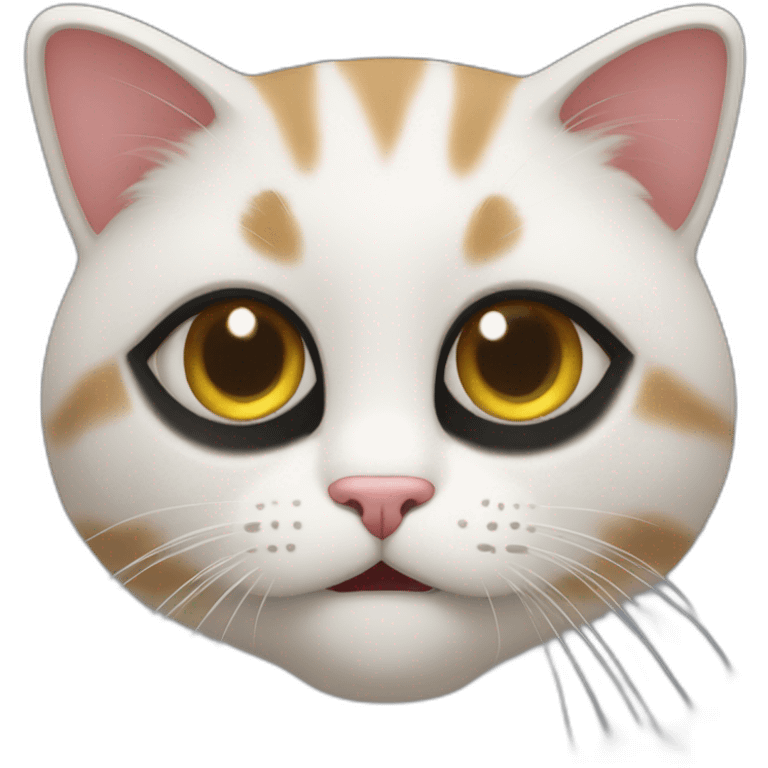 Ceour en forme de chat emoji