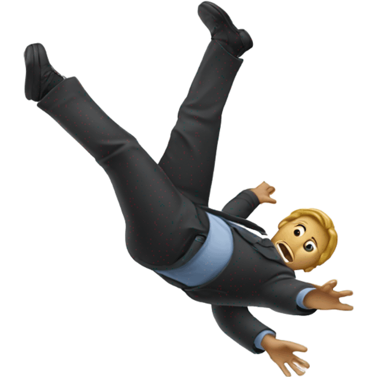 Person falling emoji