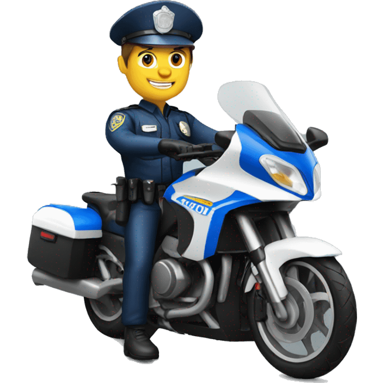 moto police  emoji