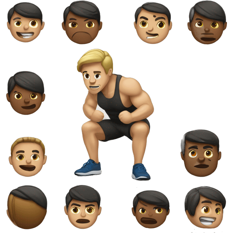 sport , gym,crossfit emoji