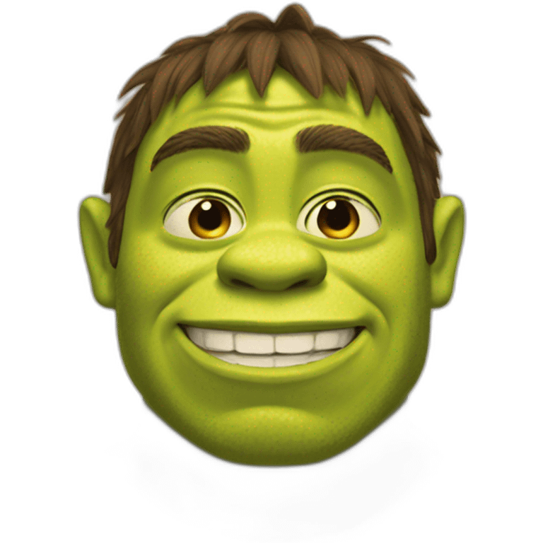 Shrek shirtless emoji