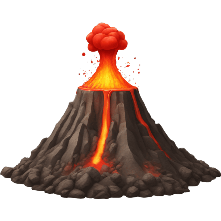 Coke volcano  emoji