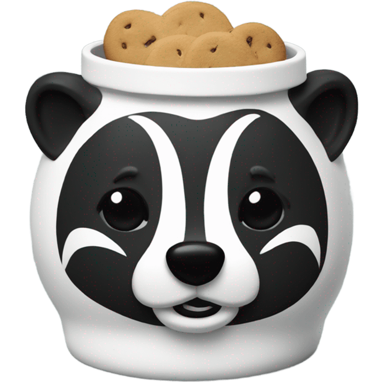 Badger cookie jar emoji