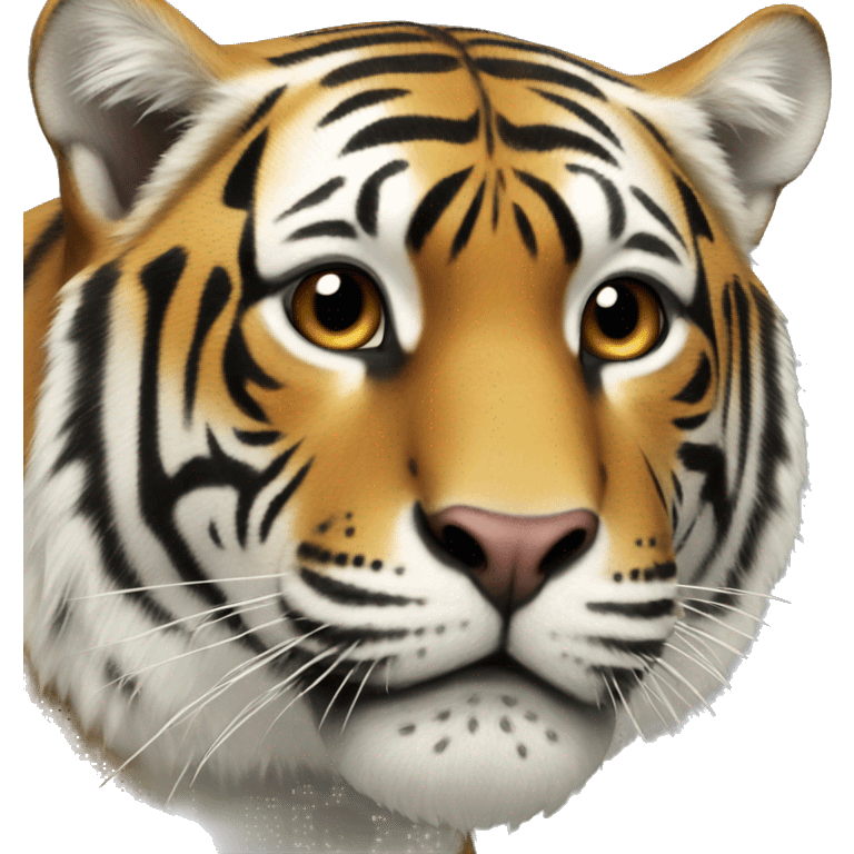 Tigre blanco emoji