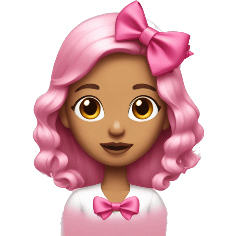 pink bow coquette emoji