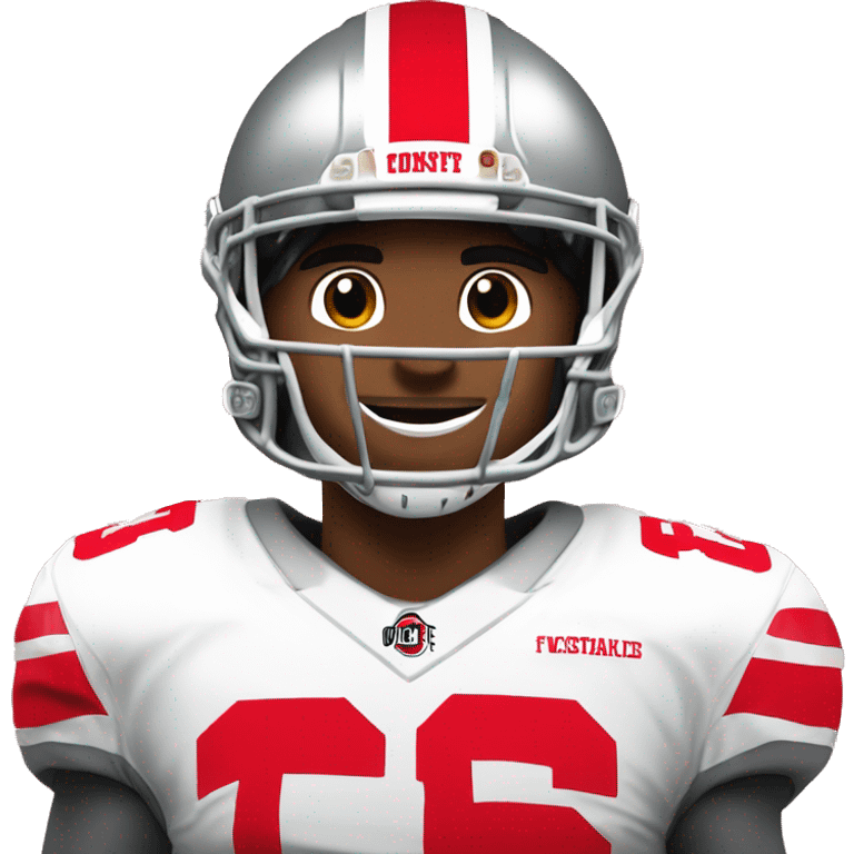 Ryan Day in Ohio state football jersey emoji