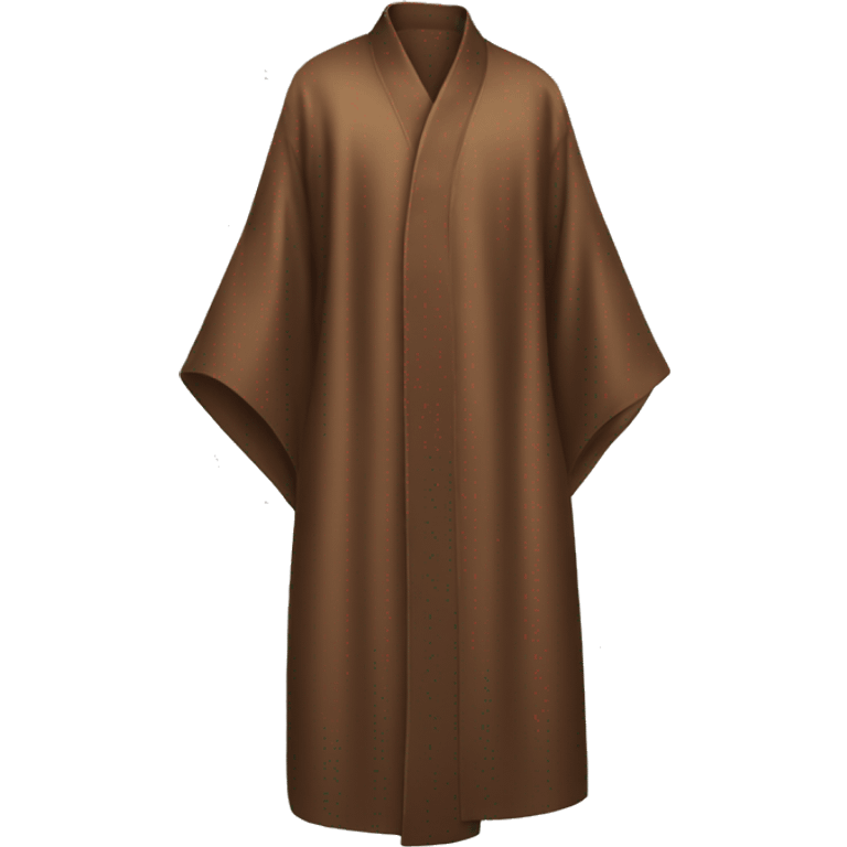 Brown silk robe  emoji