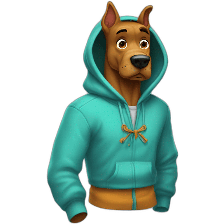 Scooby Doo wear hody emoji