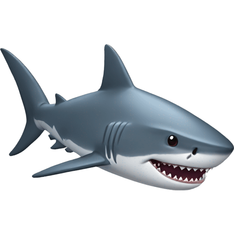 Shark courier emoji