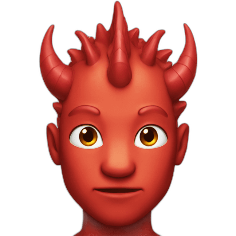 head Red dragon people emoji