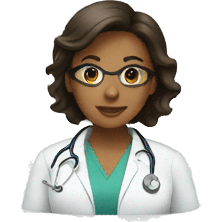 Women doctor emoji