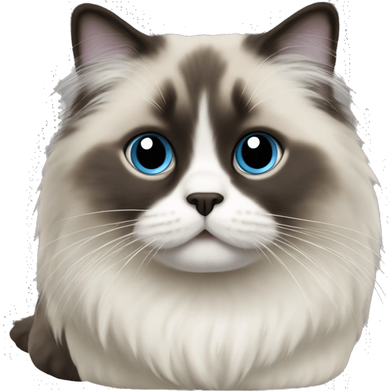 Sealpoint ragdoll emoji