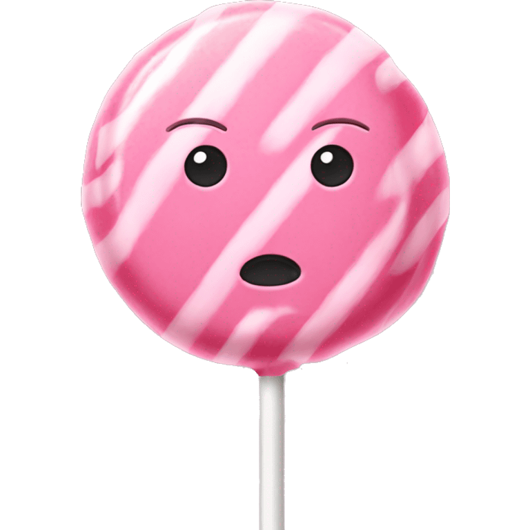 Pastel pink lollipop  emoji