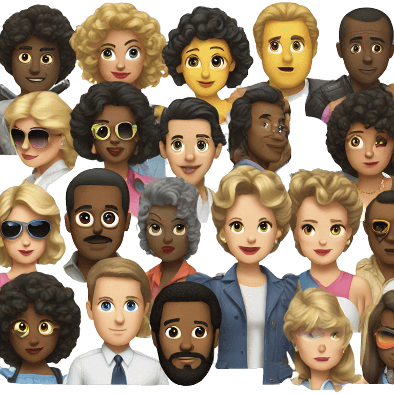 80s movie characters emoji