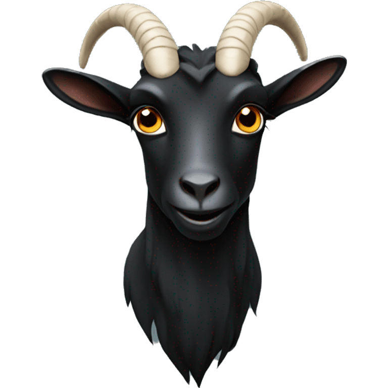 Black goat emoji