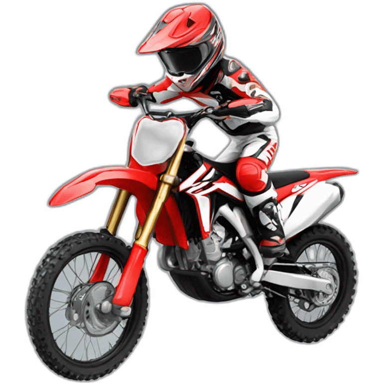 Motocross honda emoji