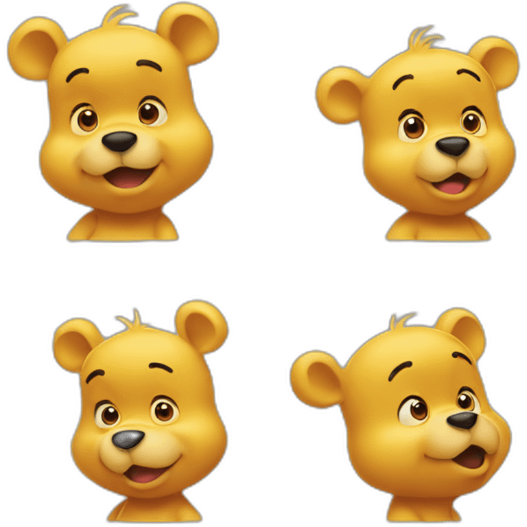 winnie the pooh confused emoji