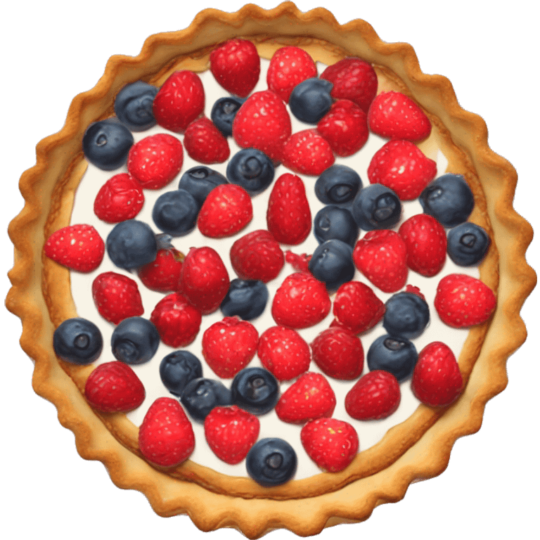 mixed berry tart emoji